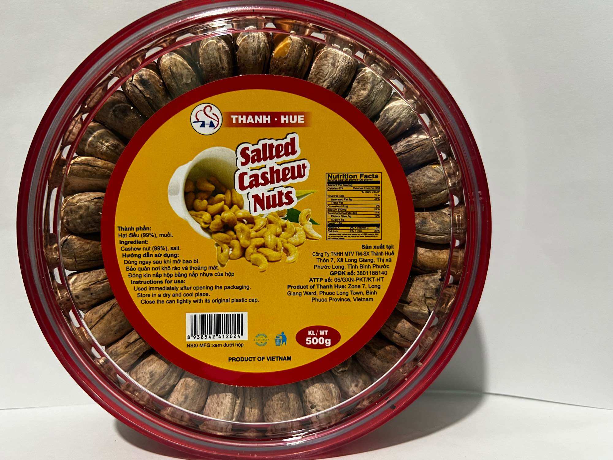 Hạt Điều Rang Muối Xếp Hoa 500gr A cồ