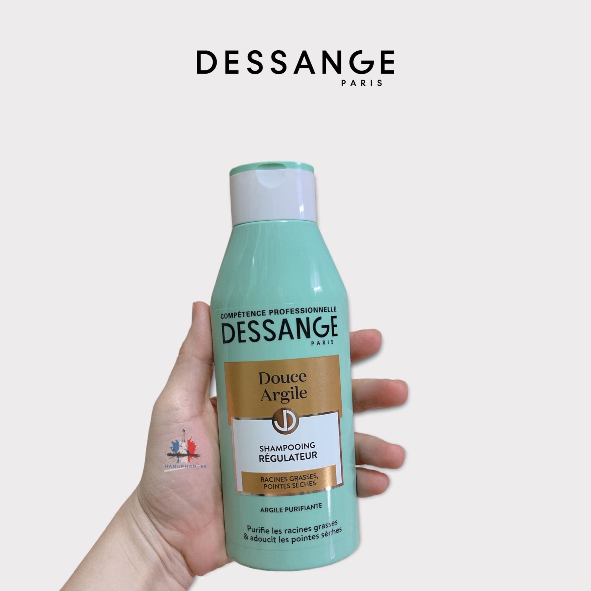 Dầu gội Dessange xanh dành cho tóc dầu và bết chai 250ml
