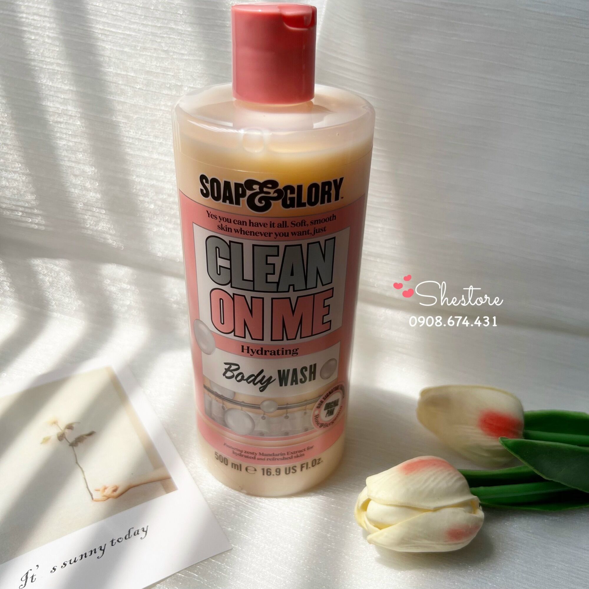 💦💦💦Sữa tắm Soap & Glory Clean On Me Shower Gel 500ml💦💦💦