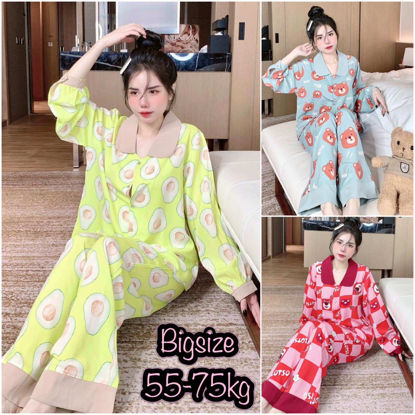 Đồ bộ lụa tiểu thư cao cấp - chất vải rũ mượt, cực mát