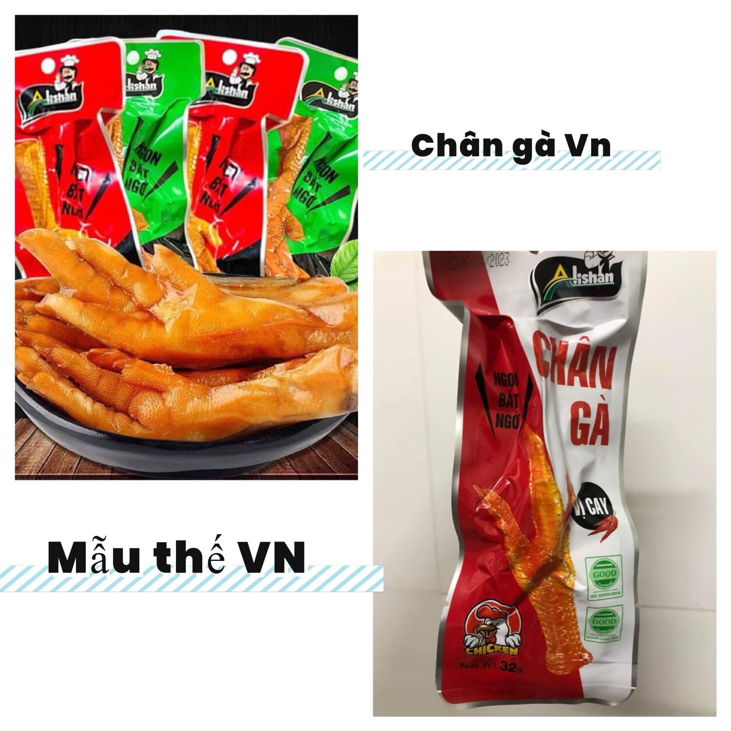 Chân gà cay tứ xuyên combo 30 cái