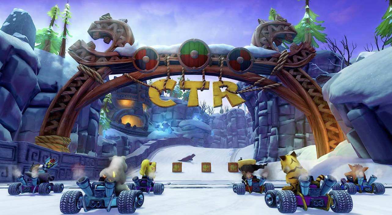Đĩa Game PS4 : Crash Team Racing Nitro Fueled (new)