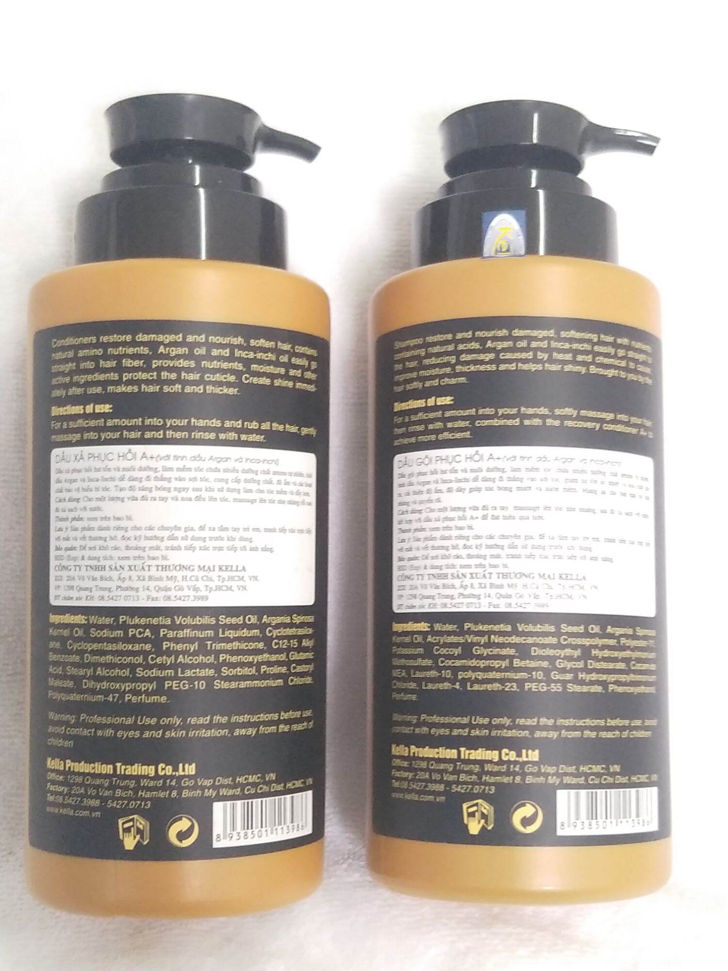 [HCM]Dầu gội phục hồi Kella A+  Extra Rich 500ml