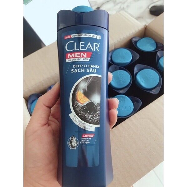 Dầu gội Clear men Deep Cleanse Sạch sâu 370g