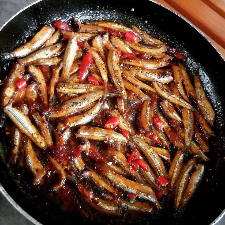 Cá Cơm Hấp loại ngon ( không đầu ) 500g