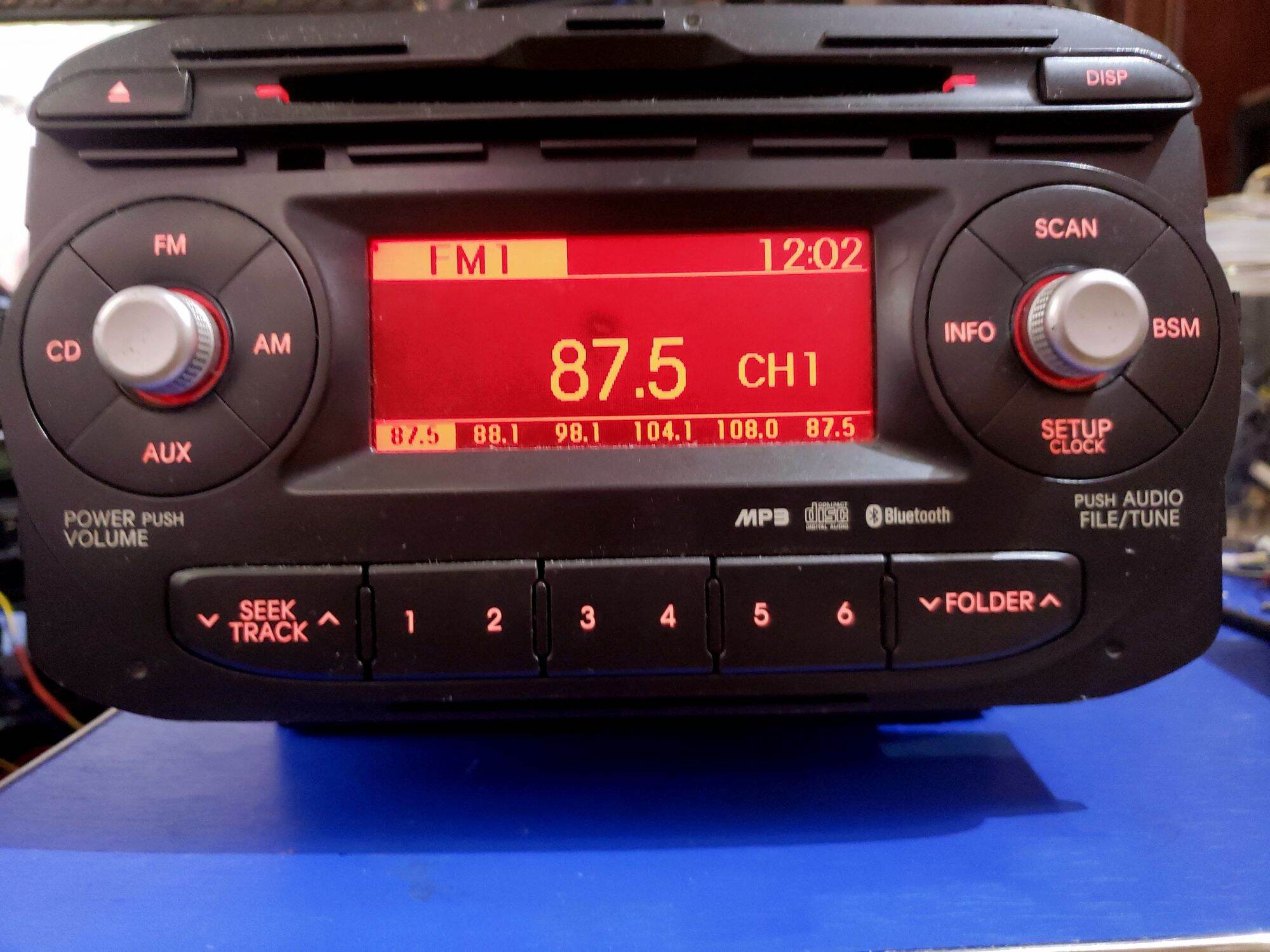 Đầu Bluetooth CD aux Ô tô KIA MORNING 2018