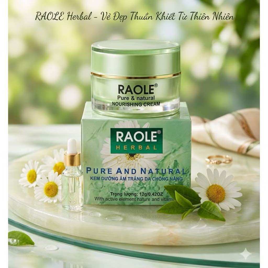 Kem Raole Trắng Da Dưỡng Ẩm Chống Nắng 12g