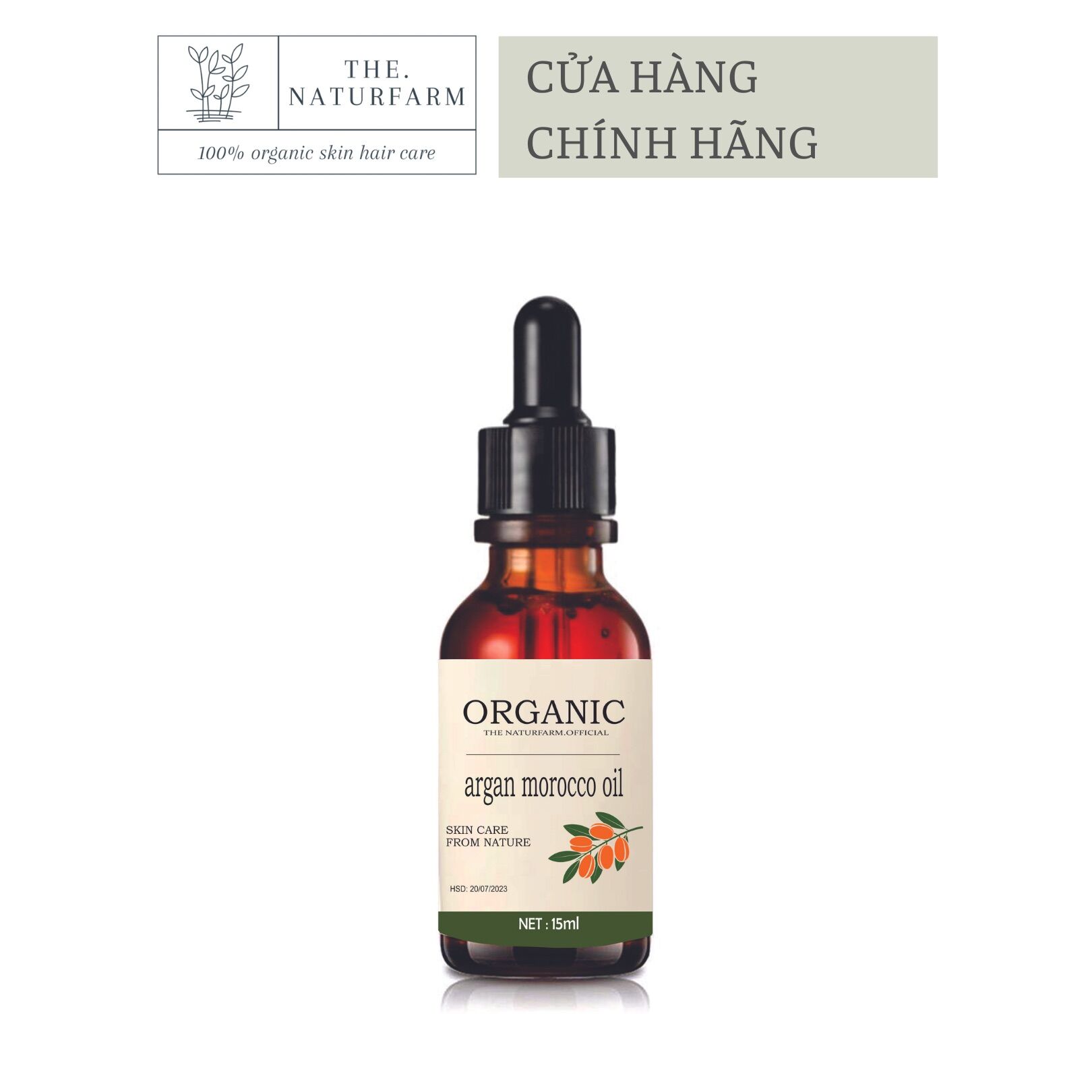 Dầu Argan Morocco nguyên chất Organic 15ML ( Argan Seed Oil Morocco )