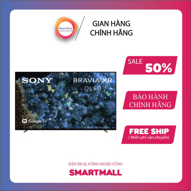 65a80l - google tivi oled sony 4k 65 inch xr-65a80l - micro tích hợp trên tv điều khiển giọng nói rảnh tay