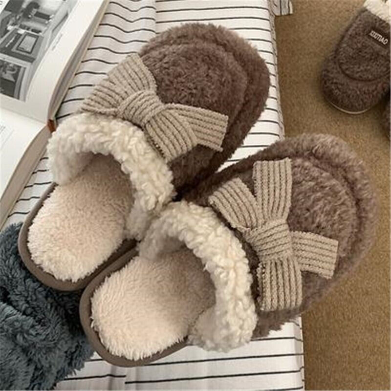 Dép Đi Trong Nhà Dày Dặn Cotton, Vải Bông Dép Đi Trong Nhà Nữ Mùa Đông Dép Đôi Dép Đi Trong Nhà Tháng Lăng Đế Phẳng PVC Đế Ngoài Phong Cách Thoải Mái