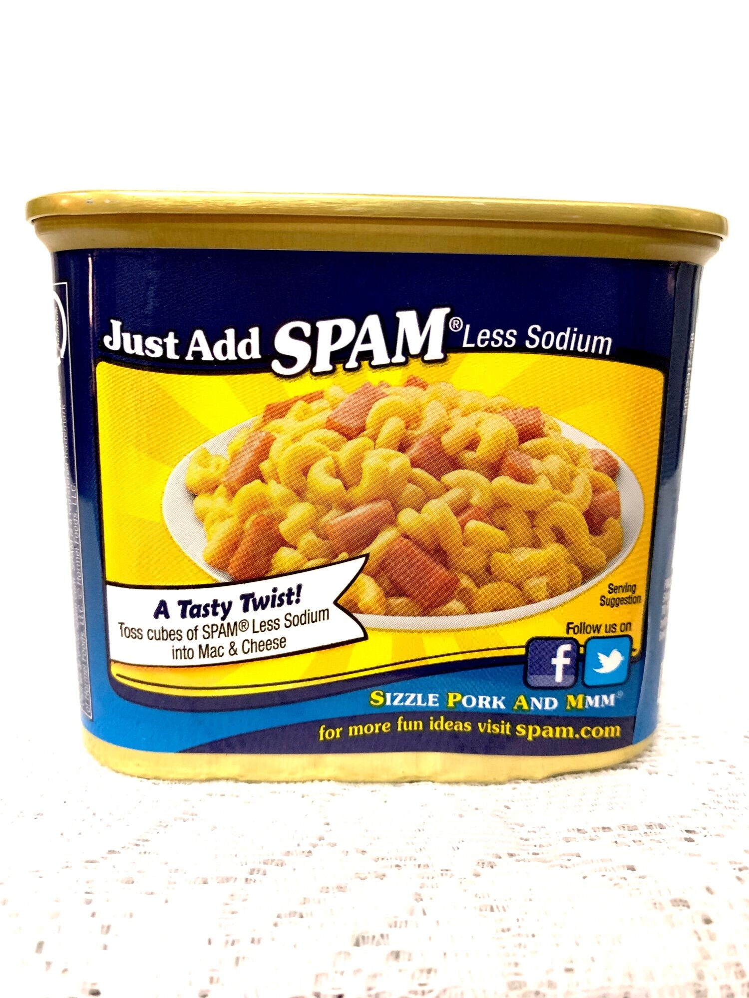 )Thịt hộp Mỹ SPAM 25%less sodium