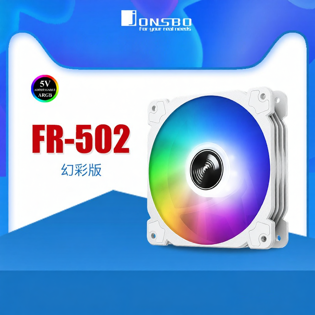 JONSBO | ARGB Synchronized RGB Case Fan 5V 3-Pin PWM Giá 216,000 Đồng*Miễn phí vận chuyển