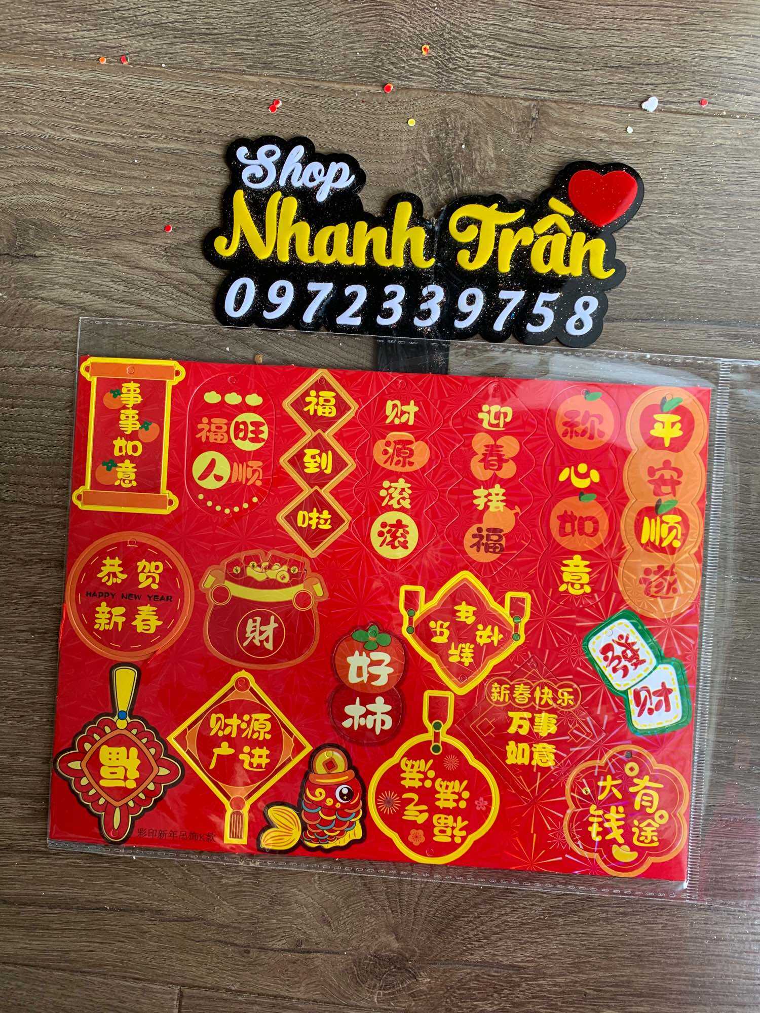 Combo 18cái liển treo trang trí tết