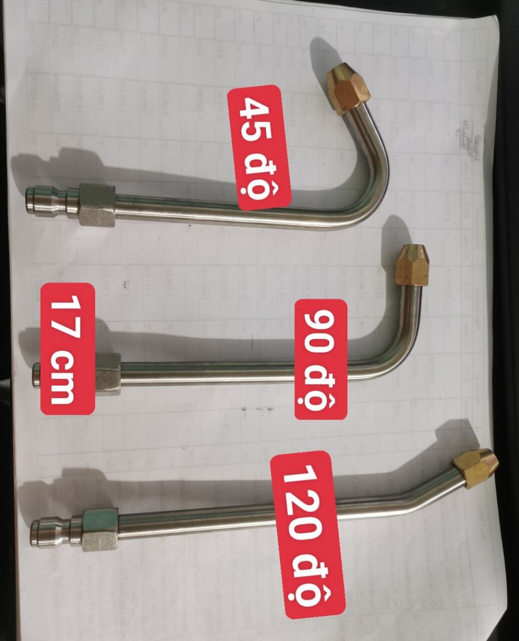 Béc xịt rửa xe và vệ sinh máy lạnh công 120độ.