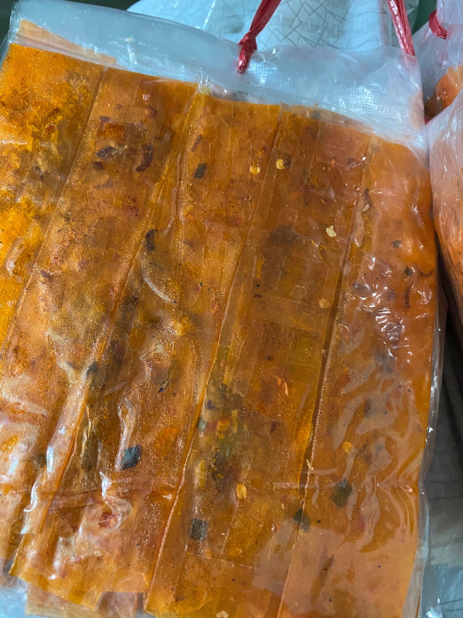 Bánh tráng cuộn hành phi