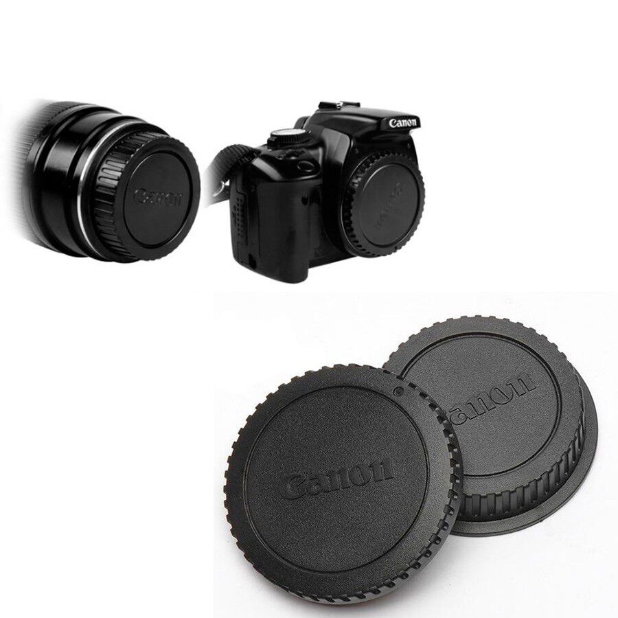 Bộ nắp đậy sau lens và nắp đậy body máy ảnh