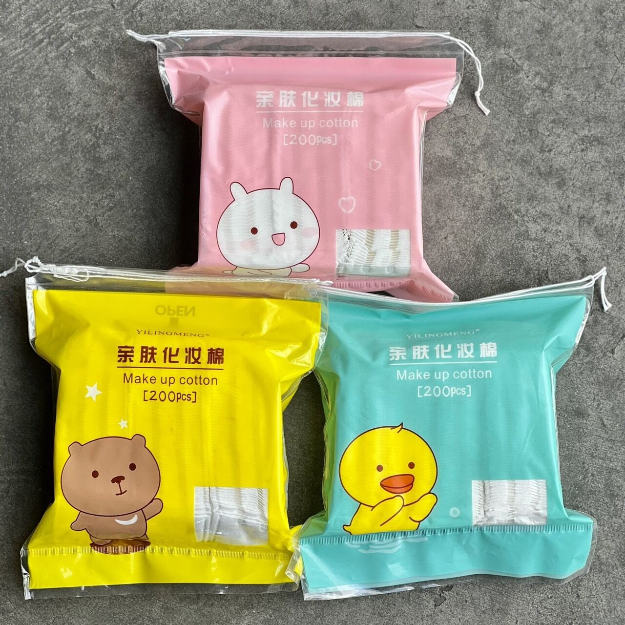 BÔNG TẨY TRANG YILINGMENG 200 MIẾNG
