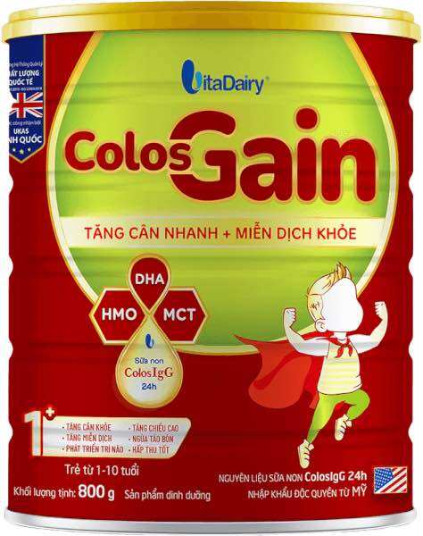 Sữa bột colosgain 1+ 800g