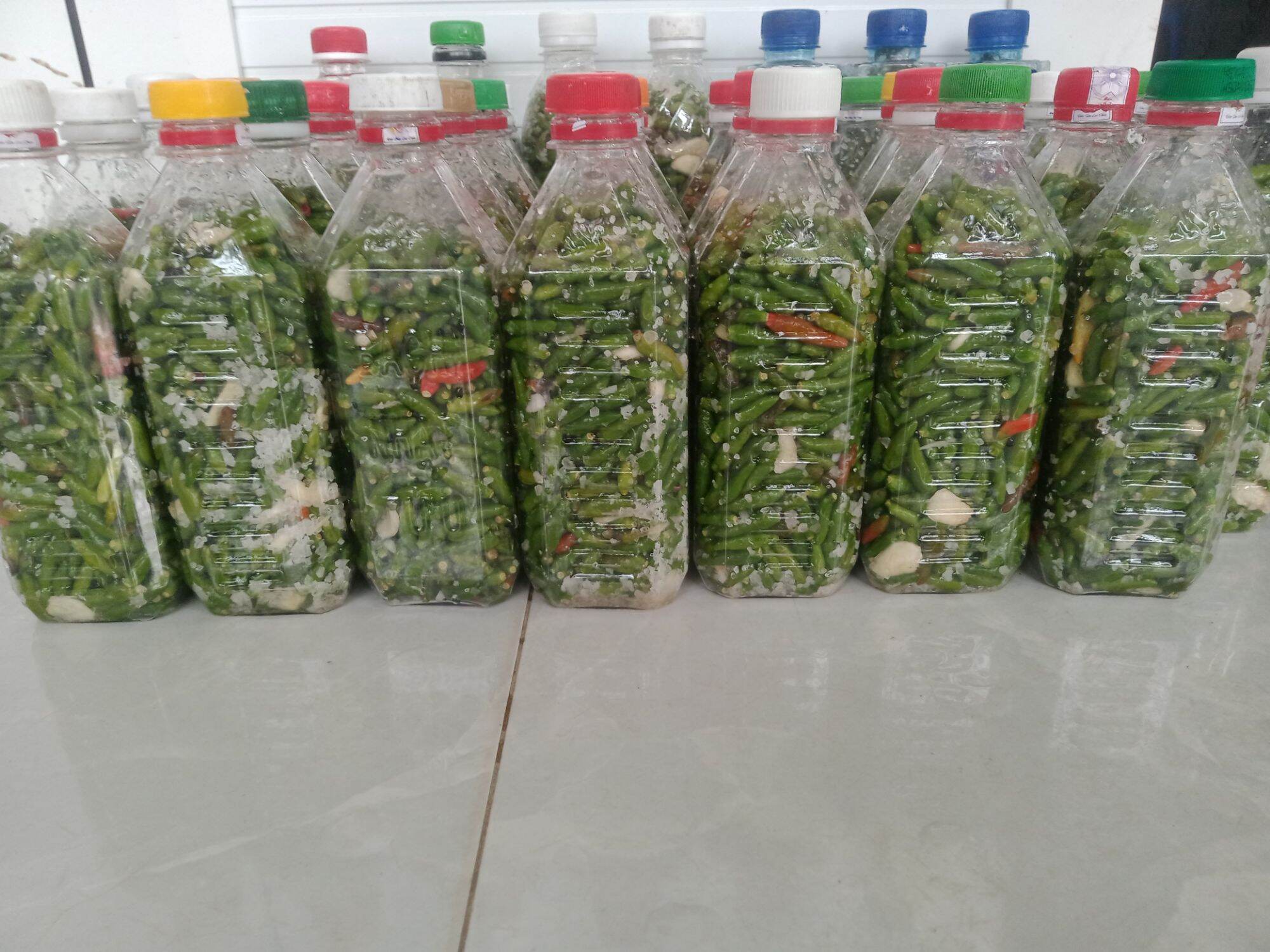 Ớt thóc sóc muối 120k/2 chai