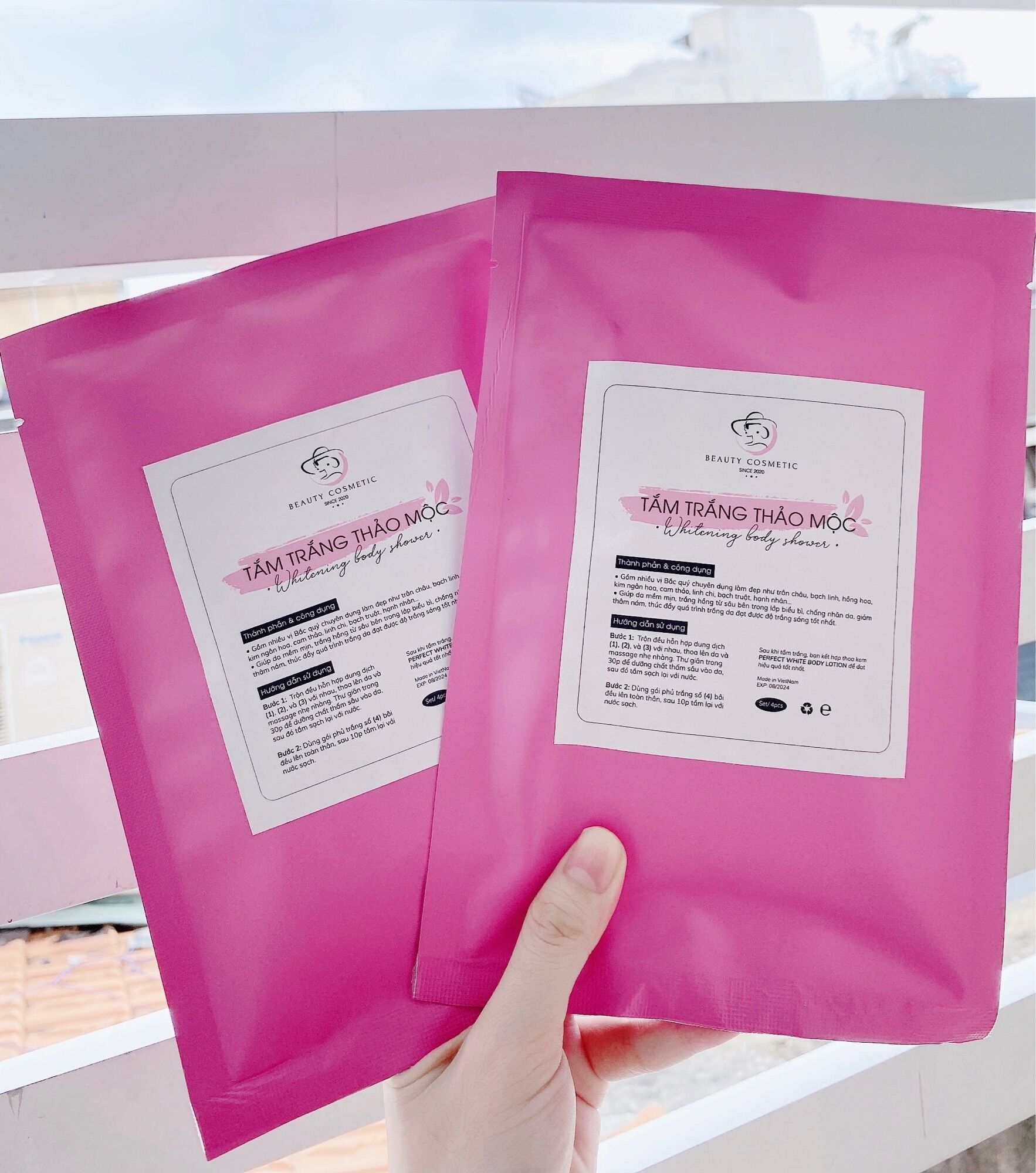 TẮM TRẮNG THẢO MỘC - SỈ 3 SET (PHIÊN BẢN MỚI)