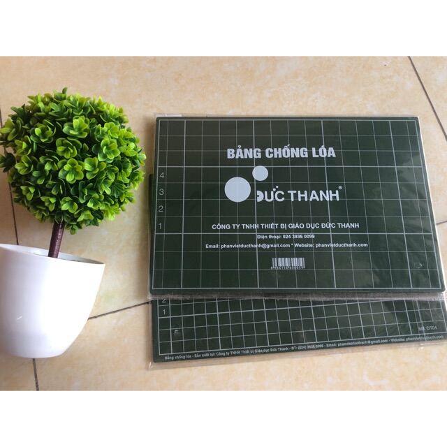 Bảng đen học sinh chống lóa Đức Thanh, size 30x22 cm - KhuBa Store