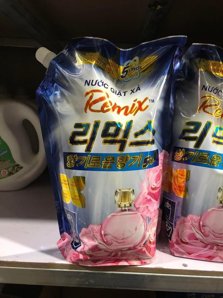 Nước giặt xả remix hương nước hoa 3.6l