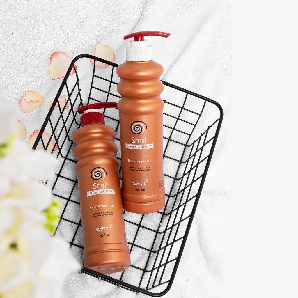 Dầu gội xả snail phục hồi tóc sophia