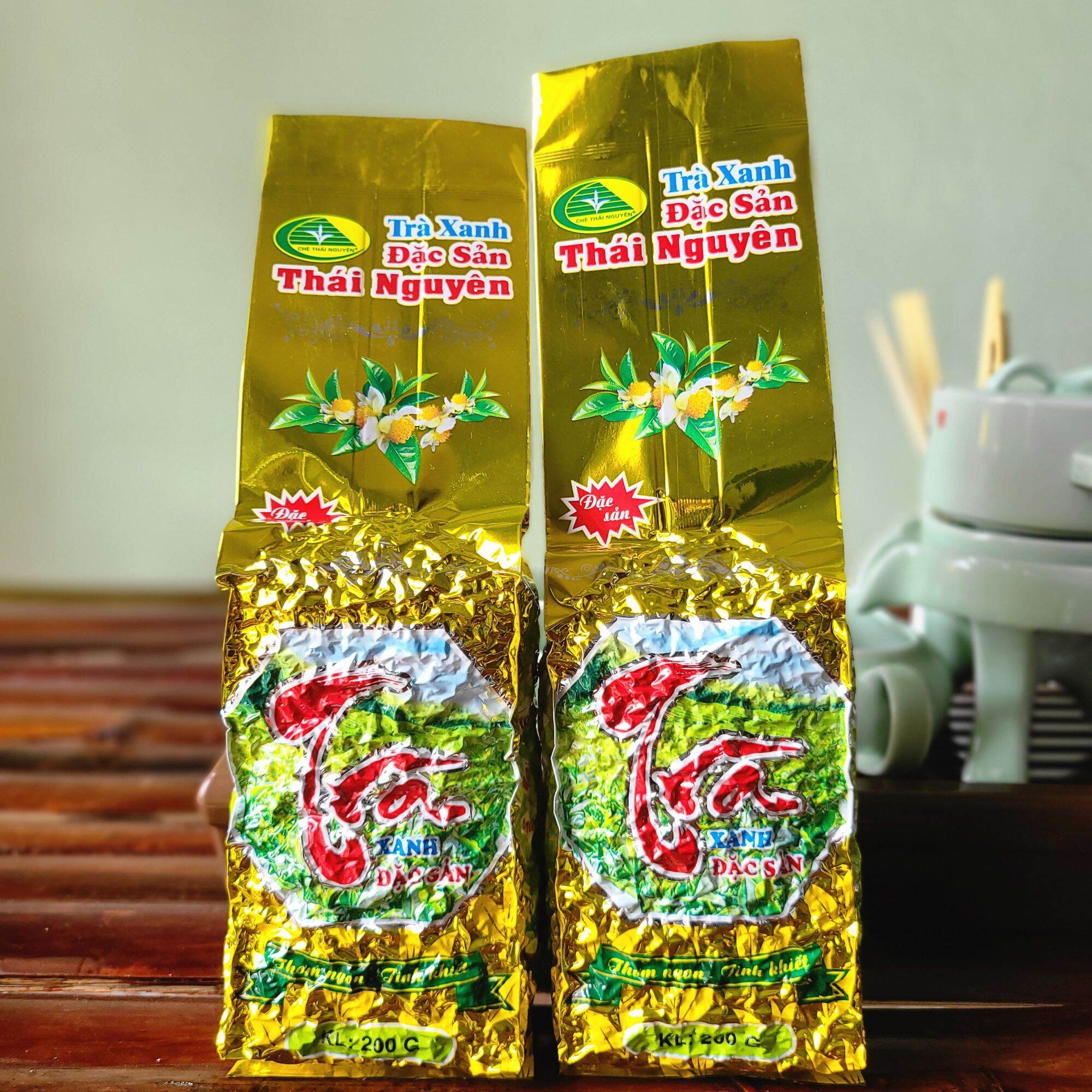 Trà Thái Nguyên Trà Nõn Tôm Tân Cương loại hảo hạng Gói 500gTrà xanh thái