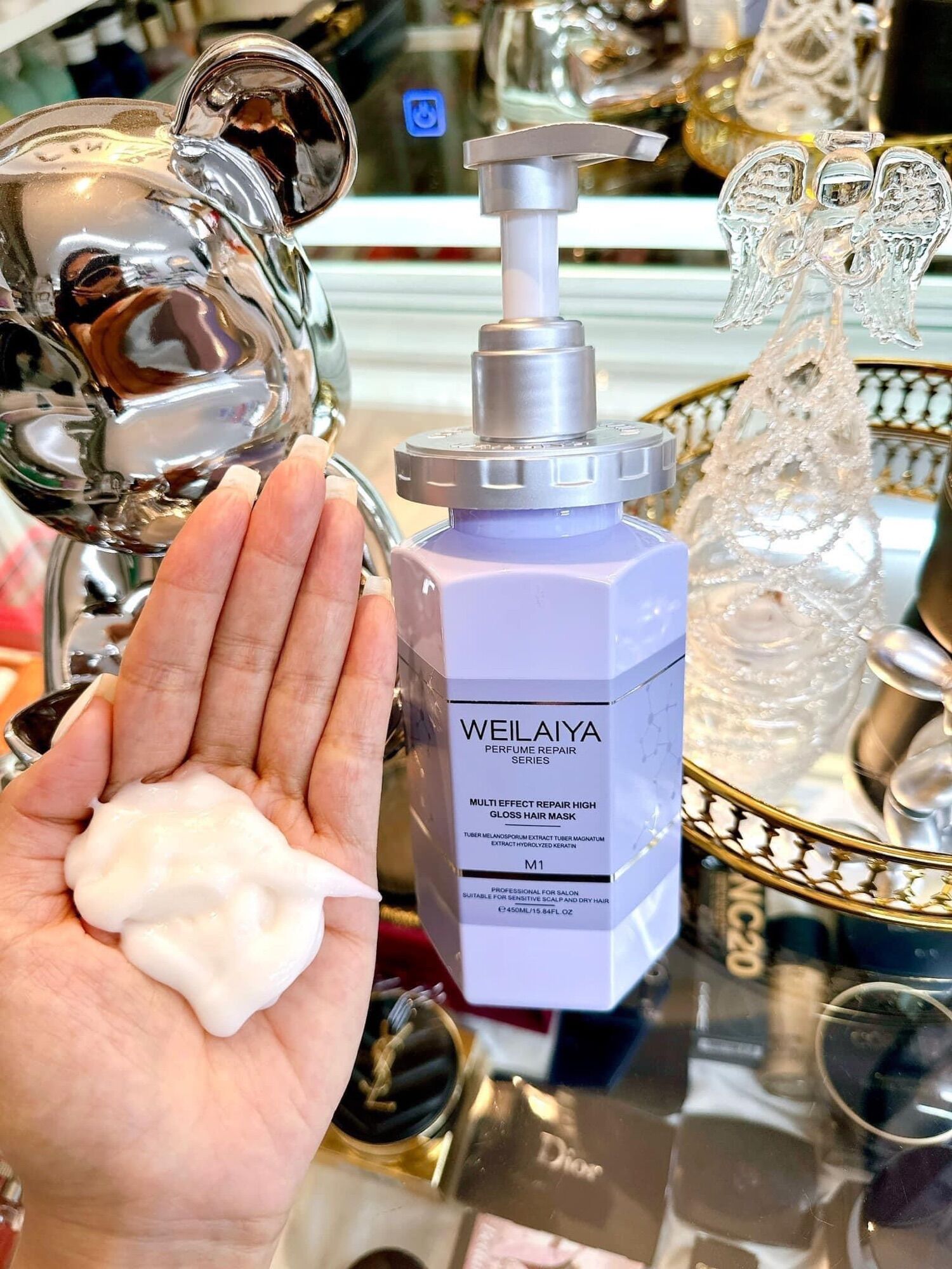Hấp Tóc Weilaiya 450ml Tặng Kèm Mũ Hấp Chuẩn Salon