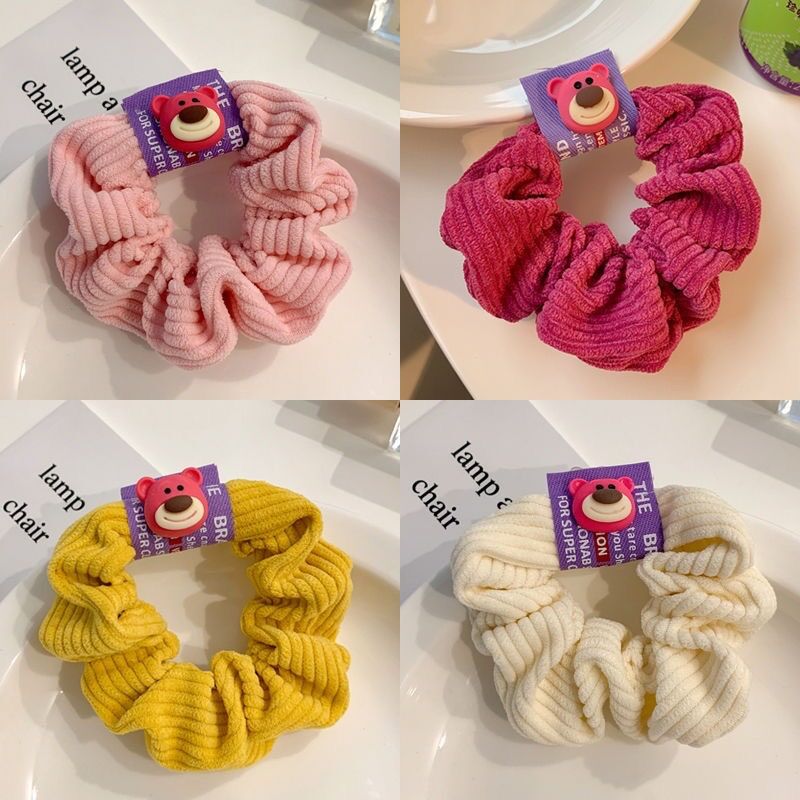 Dây Buộc Tóc Scrunchies Gấu Dâu/ Lotso
