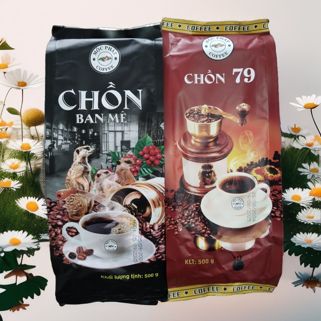 Combo 2 gói cà phê chồn ( BAN MÊ+CHỒN 79)=1 kg THƠM, BÉO , SÁNH , ĐẬM, ÍT ĐẮNG.