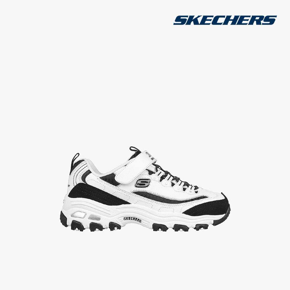 SKECHERS - Giày sneakers bé gái cổ thấp Sport D Lites 319001L-WBK