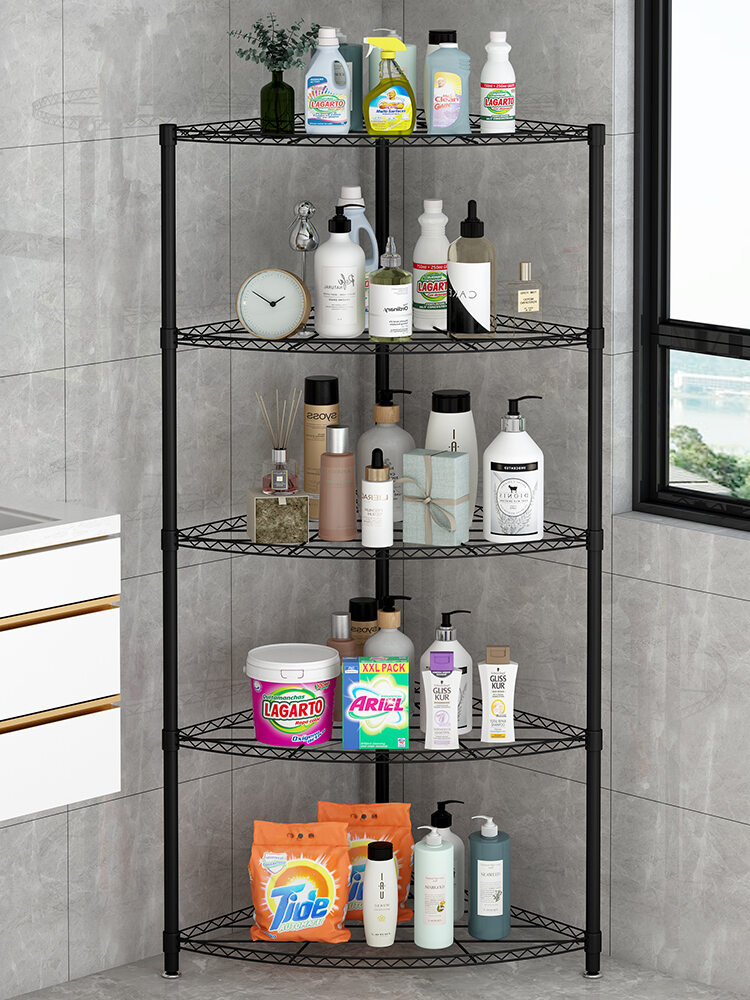 Sorno Sắt Có Giá Để Đồ Z7805 Series Nhiều Lớp Kệ Tam Giác Cho Nhà Bếp Phòng Tắm Phòng Khách Không Cần Khoan