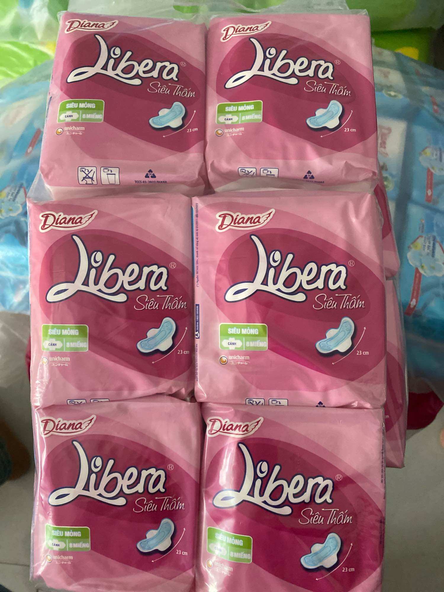 Bvs Libera siêu mỏng siêu thấm cánh