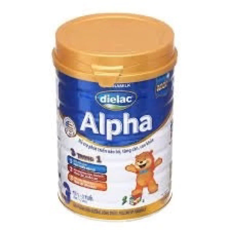 Sữa bột Dielac Alpha 3 - lon 900g (cho trẻ từ 1 - 2 tuổi)