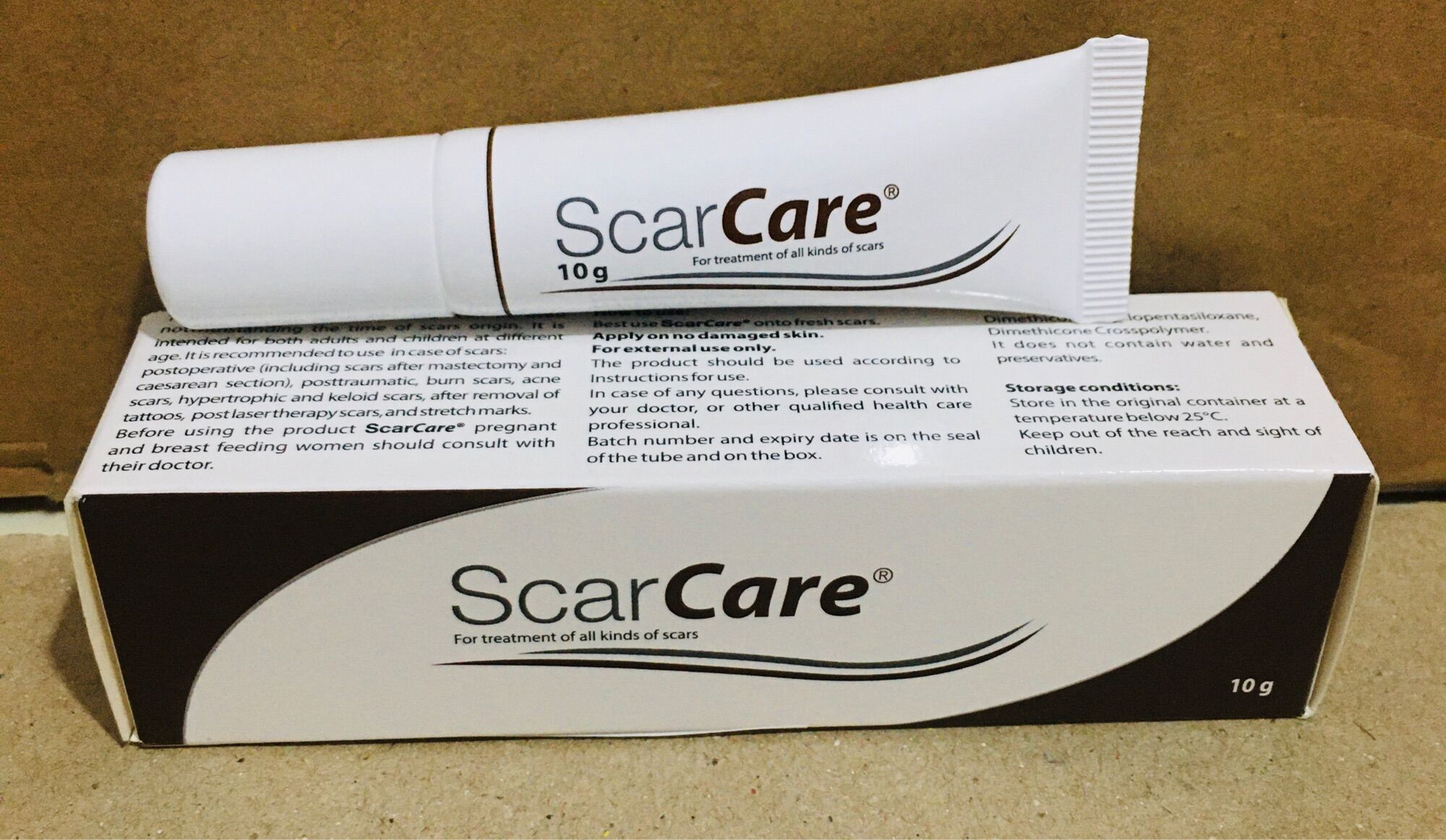 Gel bôi sẹo ScarCare-Silicon tuyp 10g