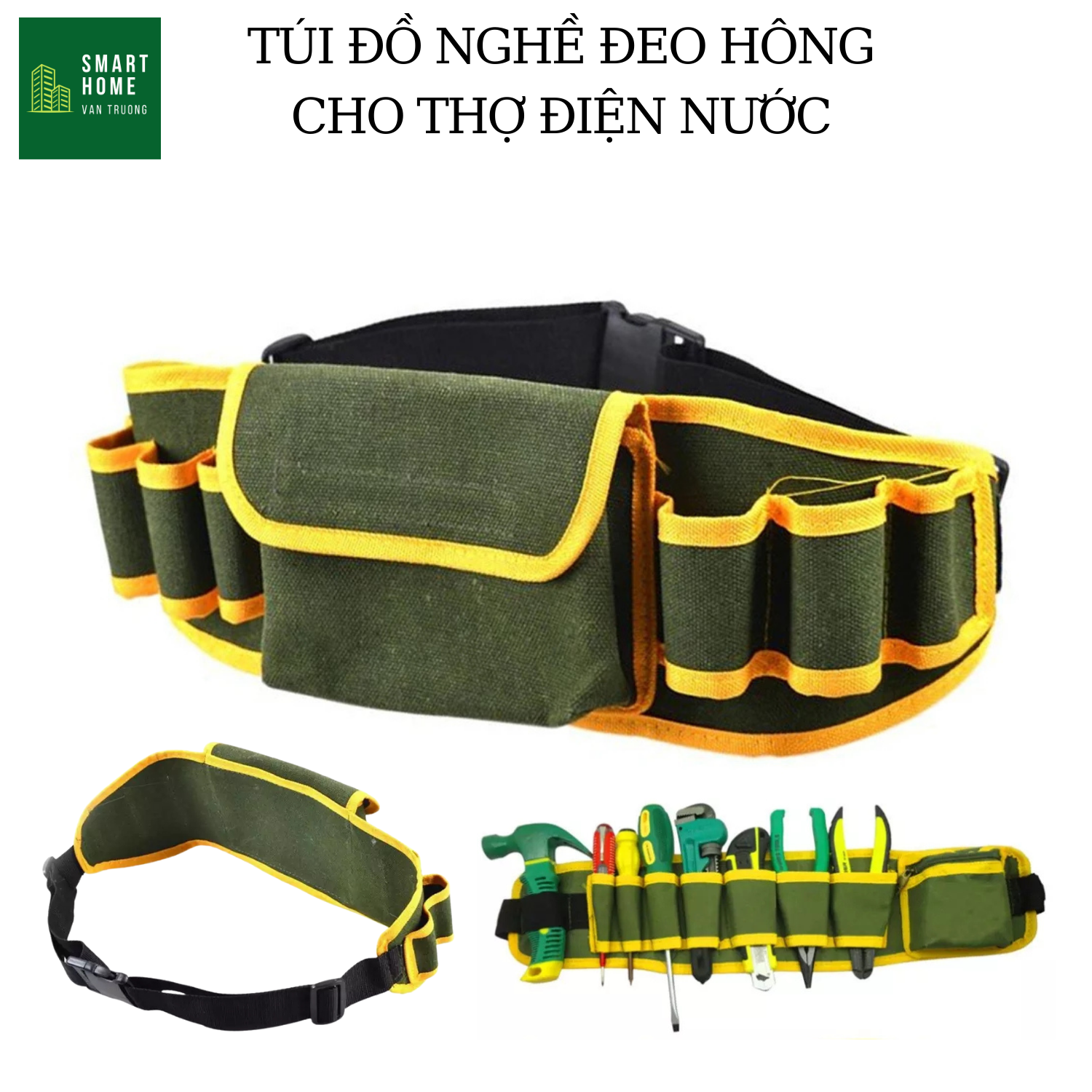 Đai đeo đồ nghề tiện dụng cho thợ điện, nước, camera
