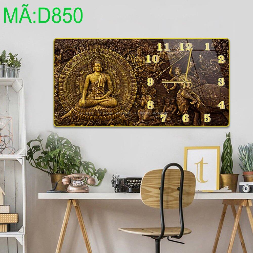 Tranh Đồng Hồ Tráng Gương 5D cao cấp