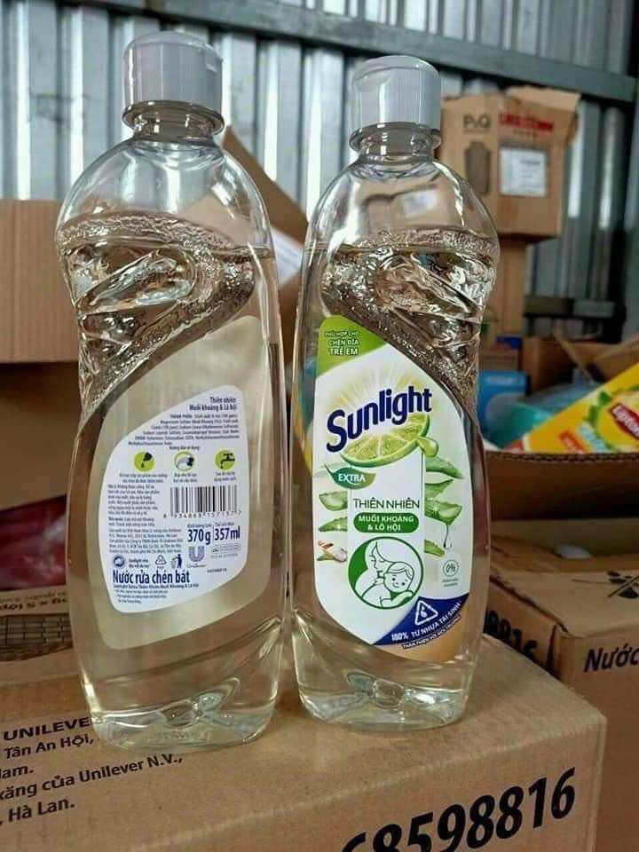 Combo 3 chai Nước rửa chén Sunlight Thiên Nhiên 357ml