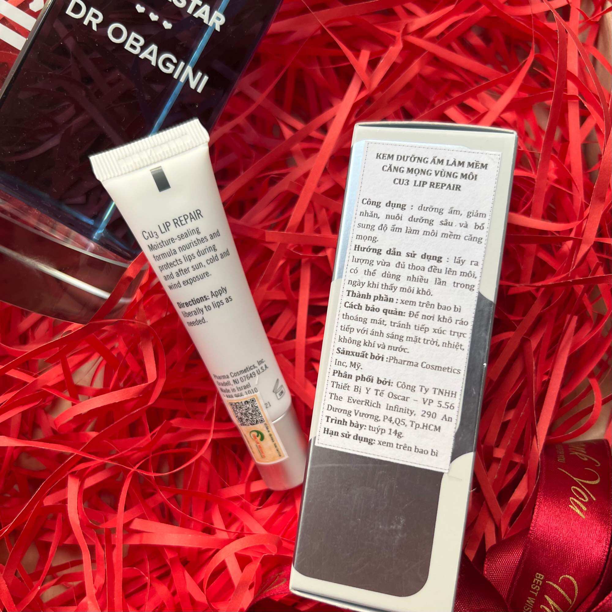 DƯỠNG MÔI NEOVA CU3 LIP REPAIR Copper Peptide Complex 15ml