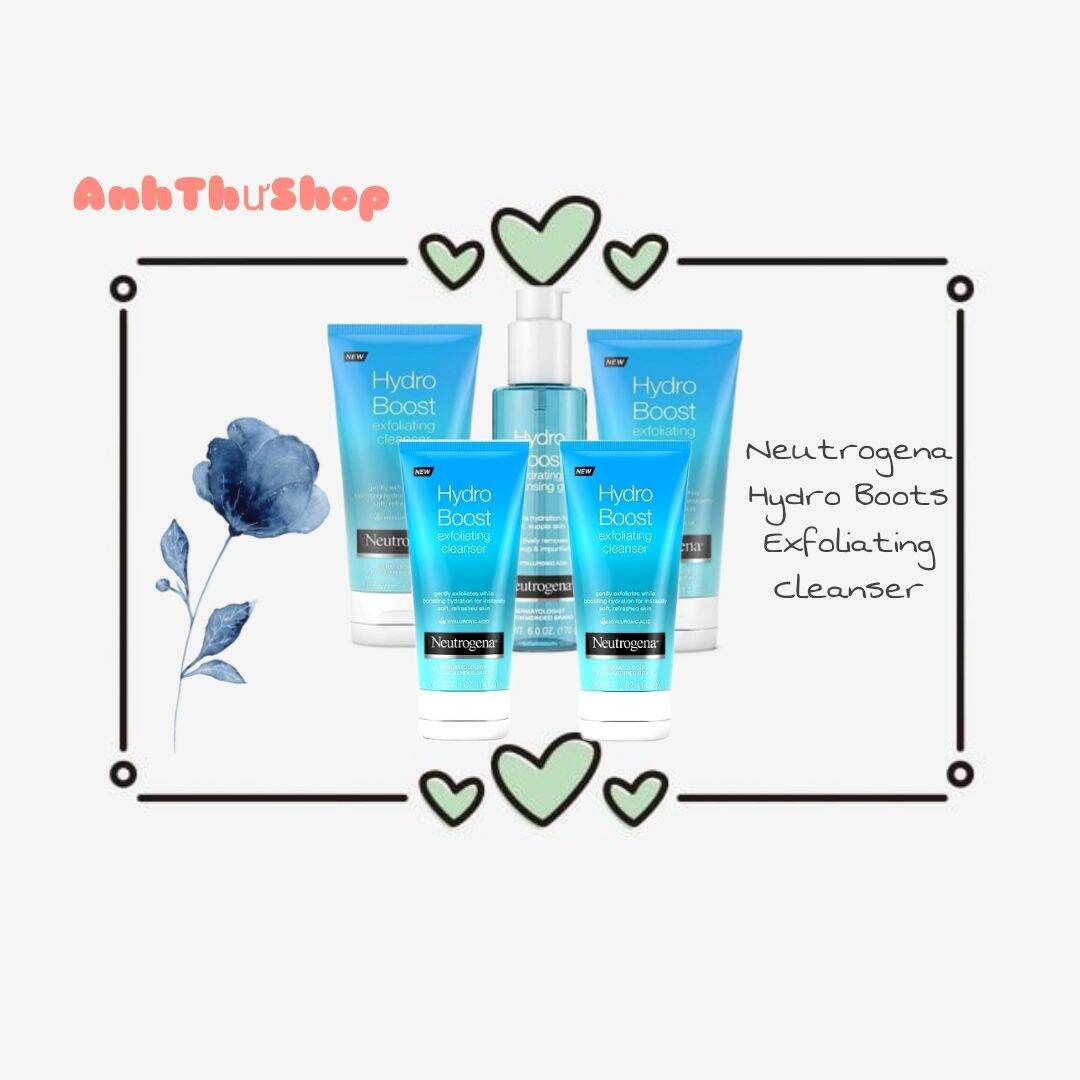 Sữa Rửa Mặt Neutrogena Hydro Boost Exfoliating Cleanser