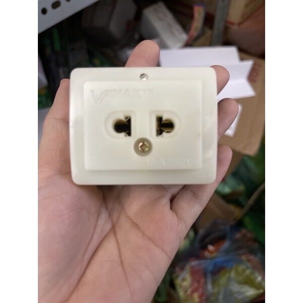 Ổ cắm đơn đôi ba ngả đa năng Vinakip các loại