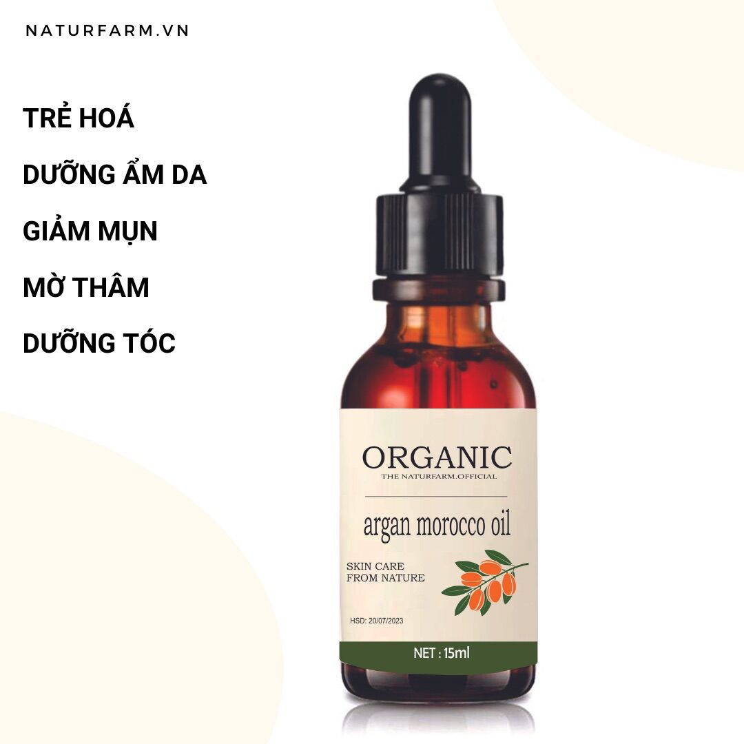 Dầu Argan Morocco nguyên chất Organic 15ML ( Argan Seed Oil Morocco )