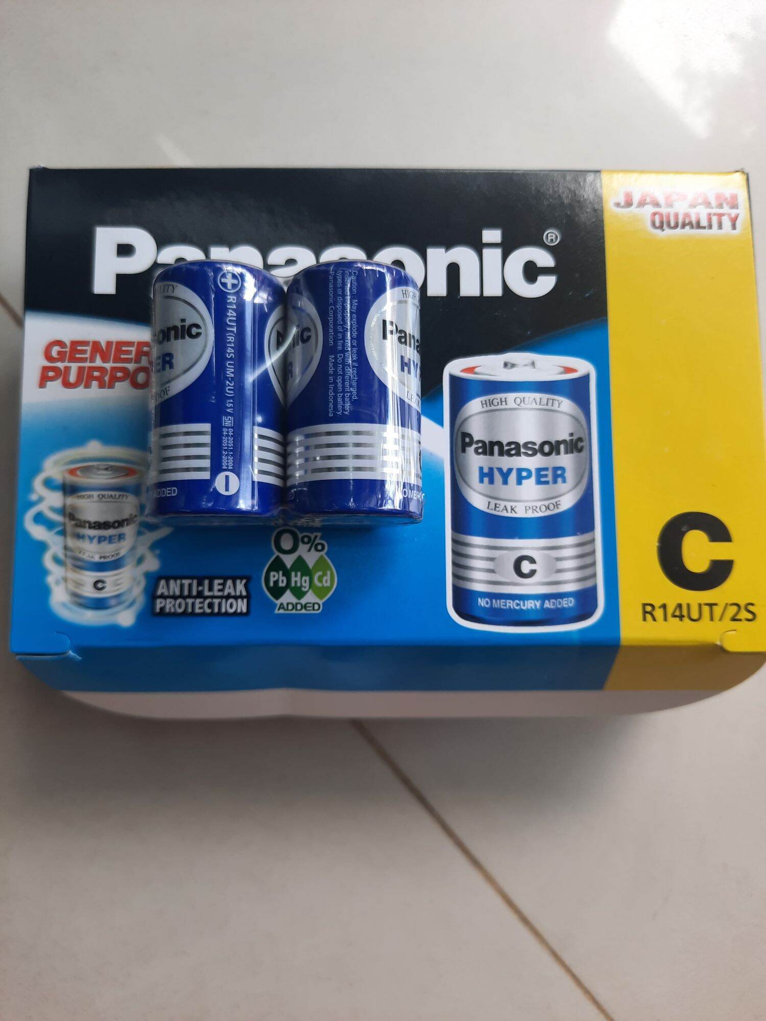 Pin trung, Pin Đại  Panasonic Hyper(2 viên)