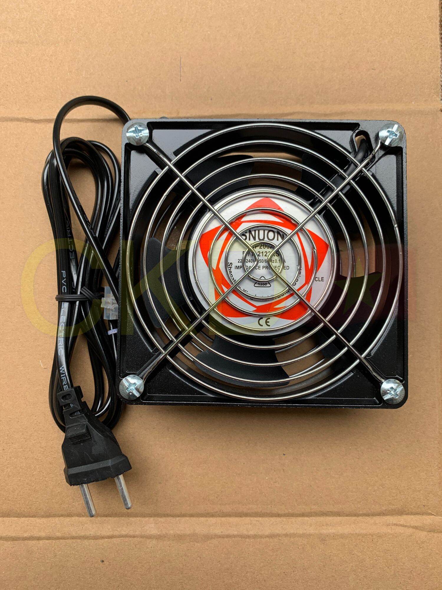 Eak - quạt dp200a 12 x 12 x 3.8cm 220v - quạt thông gió hút mùi tản nhiệt