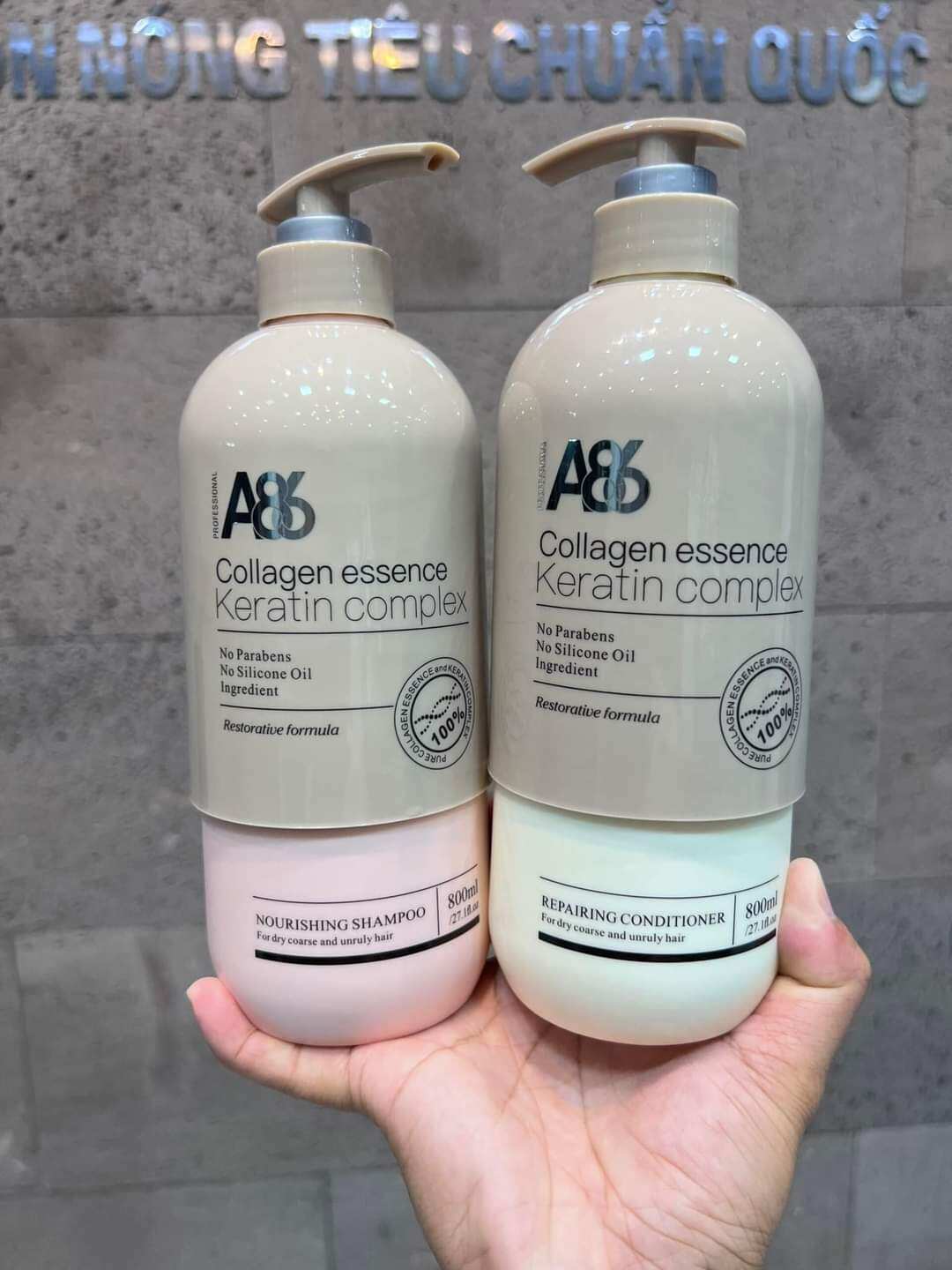 Dầu gội - Dầu xả Keratin A86
