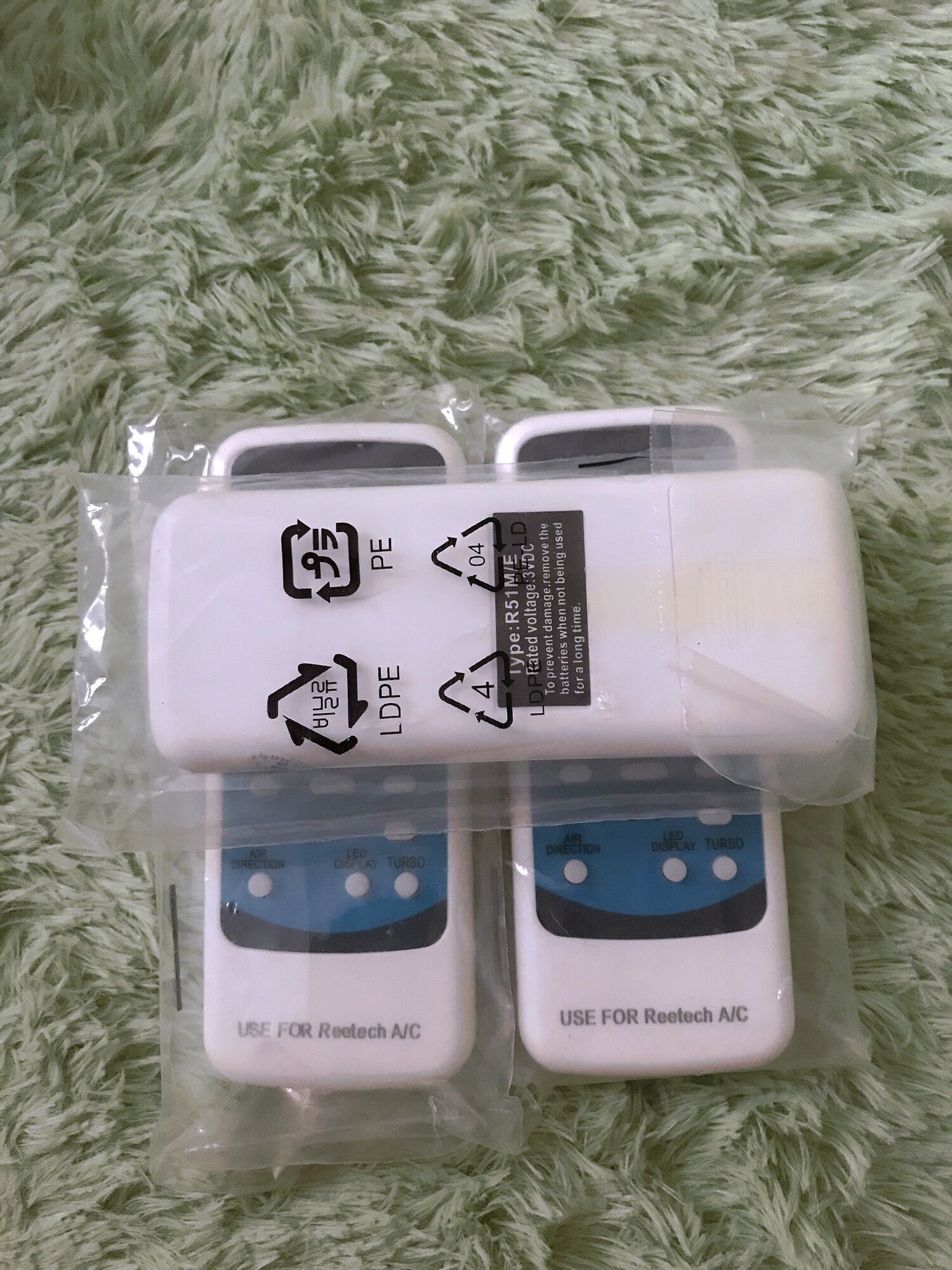 Điều khiển điều hoà Reetech 2 chiều (mẫu 3)