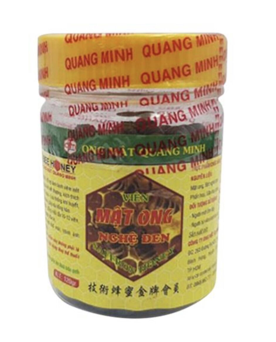 Viên Mật Ong Nghệ Đen Quang Minh