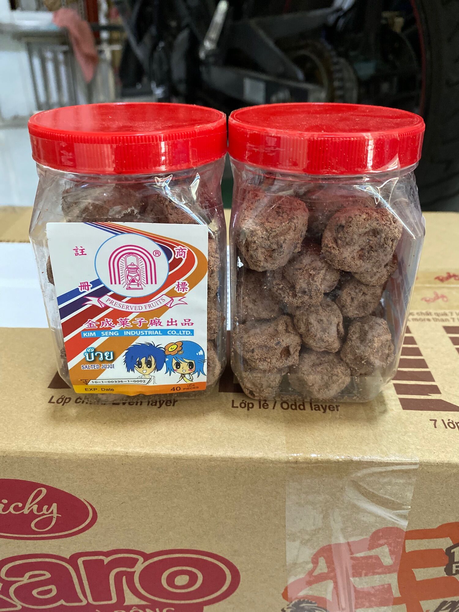 Hộp 200g xí muội chua ngọt thái lan