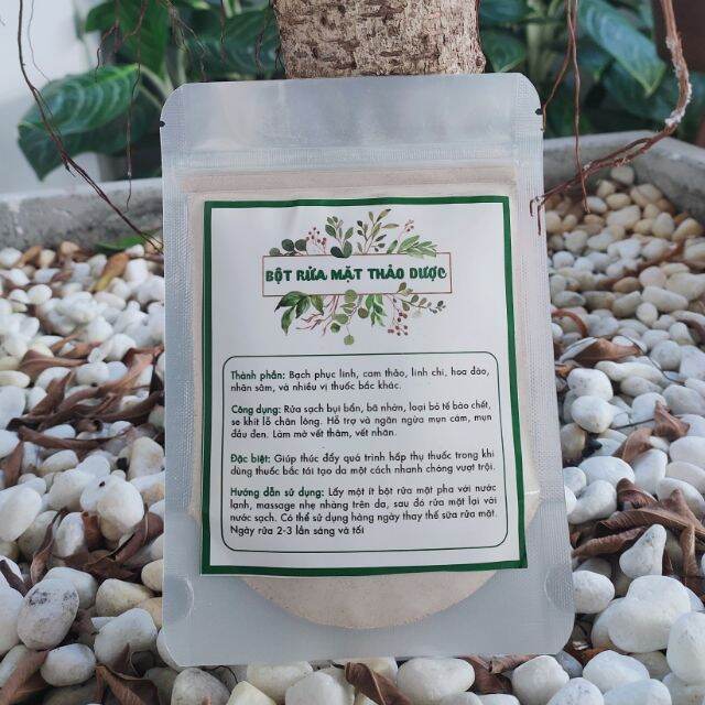 Bột rửa mặt thảo mộc đẩy nhanh quá trình tái tạo hiệu quả